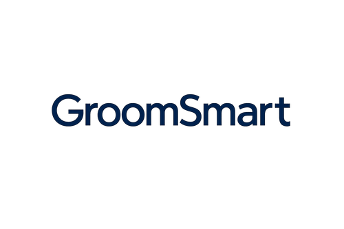 Can you make a logo the says GroomSmart in a cool font